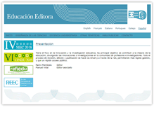 Tablet Screenshot of educacioneditora.org